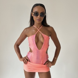 Coral Bodysuit Set